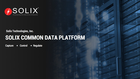 Bemagtig die data-gedrewe onderneming met Solix Common Data Platform