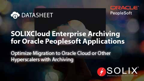 SOLIXCloud Enterprise Argief vir Oracle Peoplesoft-toepassings