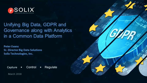 Vereniging van Big Data, GDPR en Governance saam met Analytics in 'n gemeenskaplike dataplatform