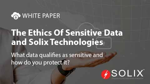 Etika e të dhënave të ndjeshme dhe teknologjive Solix